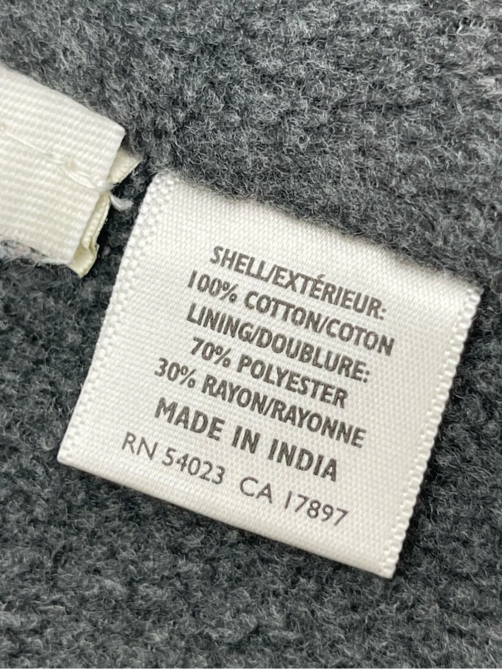 Old Navy Hooded Utility Military Style Jacket 18-24 mos Fleece lined Cotton